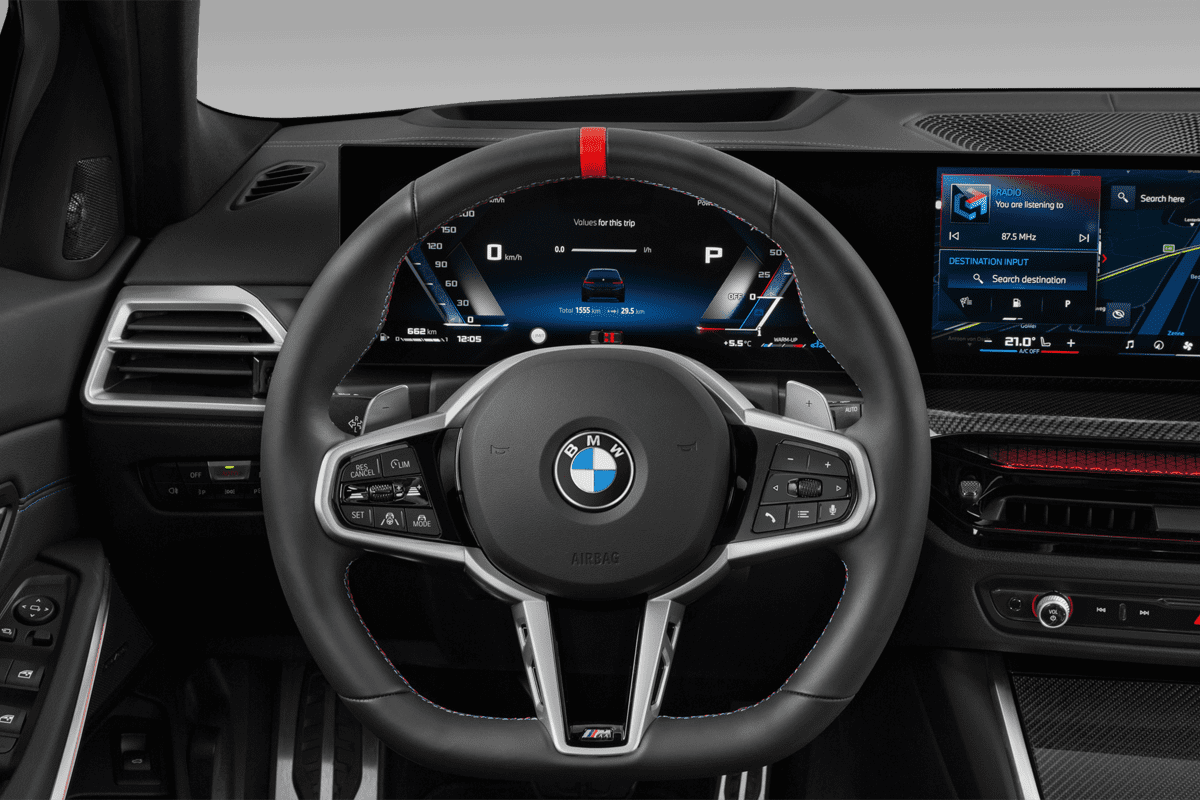 Lenkrad eines BMW 3er Touring