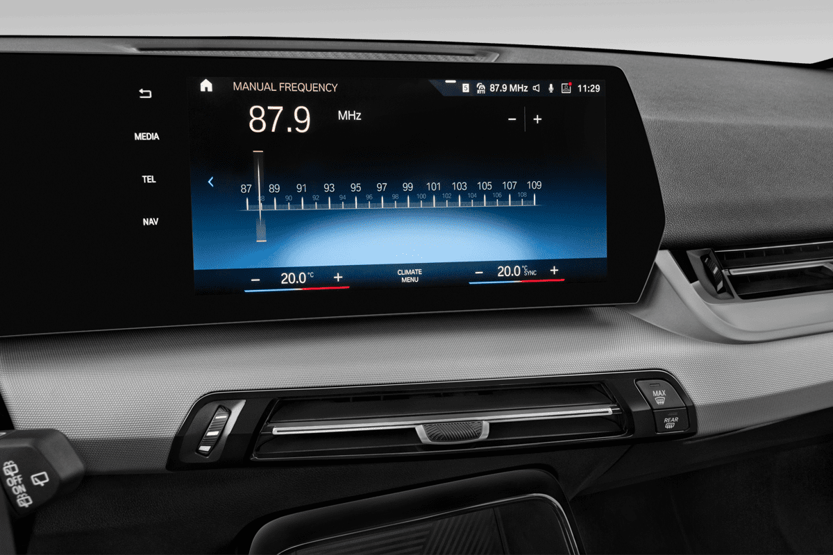 Audiosystem eines BMW X1 Plug-in-Hybrid