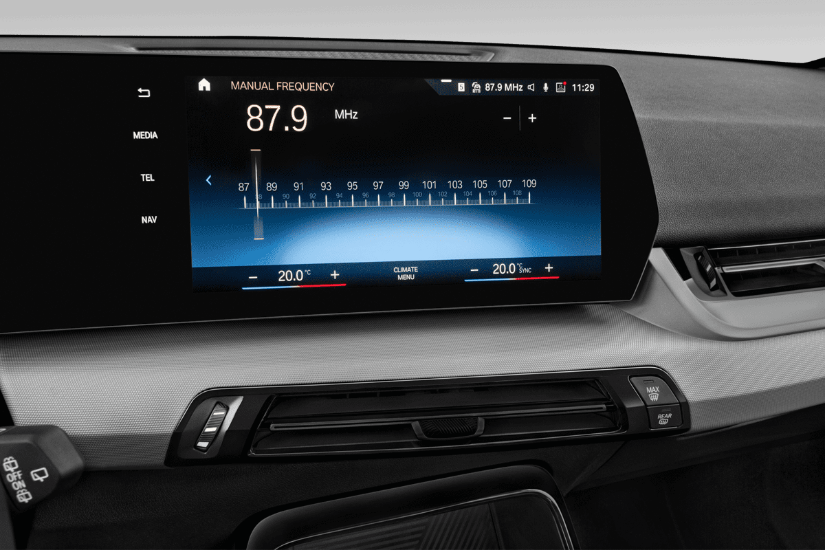 Audiosystem eines BMW X1 Plug-in-Hybrid