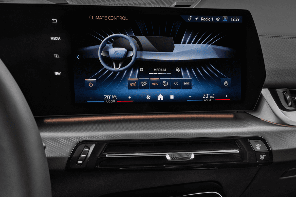 Klimasteuerung eines BMW X2