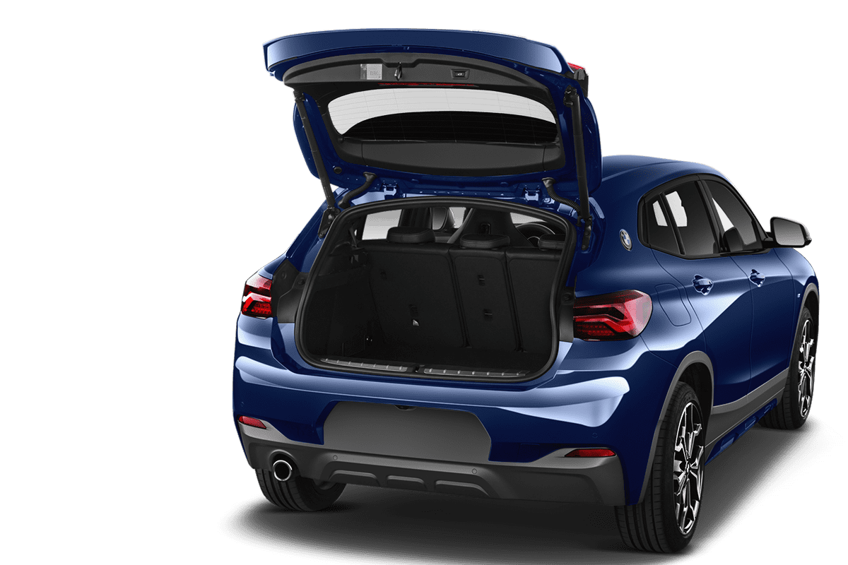 Kofferraum eines BMW X2 Plug-in-Hybrid