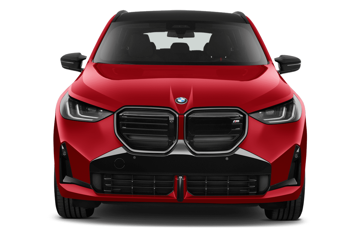 Frontansicht eines BMW X3, freigestellt