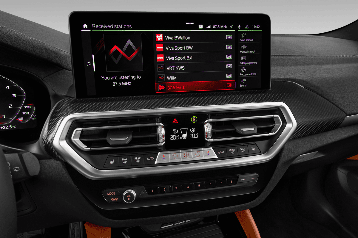 Audiosystem eines BMW X3 M
