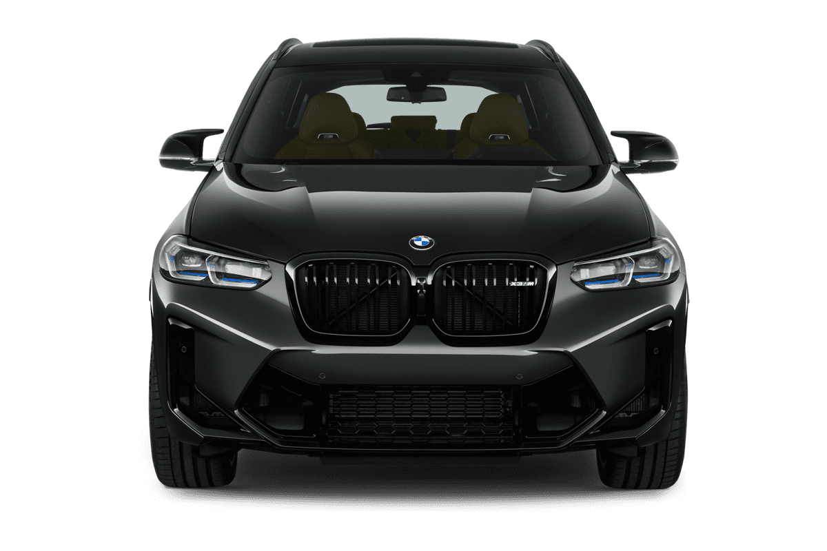 Frontansicht eines BMW X3 M, freigestellt