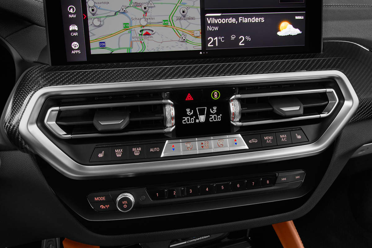 Klimasteuerung eines BMW X3 M