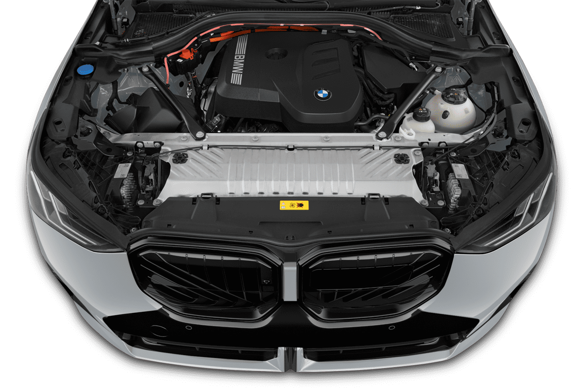 Motorraum eines BMW X3 Plug-in-Hybrid