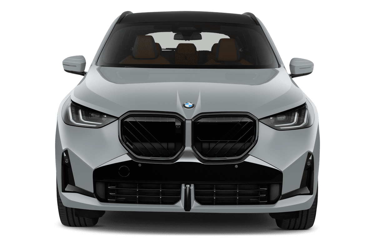 Frontansicht eines BMW X3 Plug-in-Hybrid, freigestellt