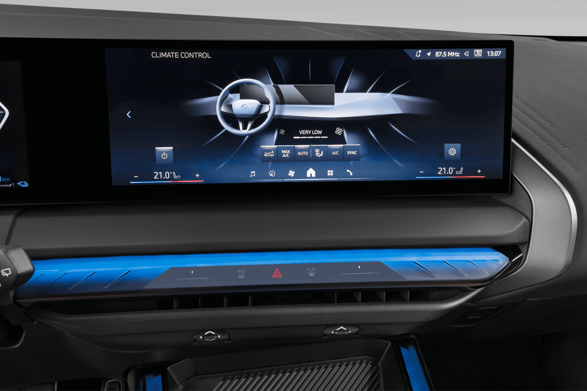 Klimasteuerung eines BMW X3 Plug-in-Hybrid