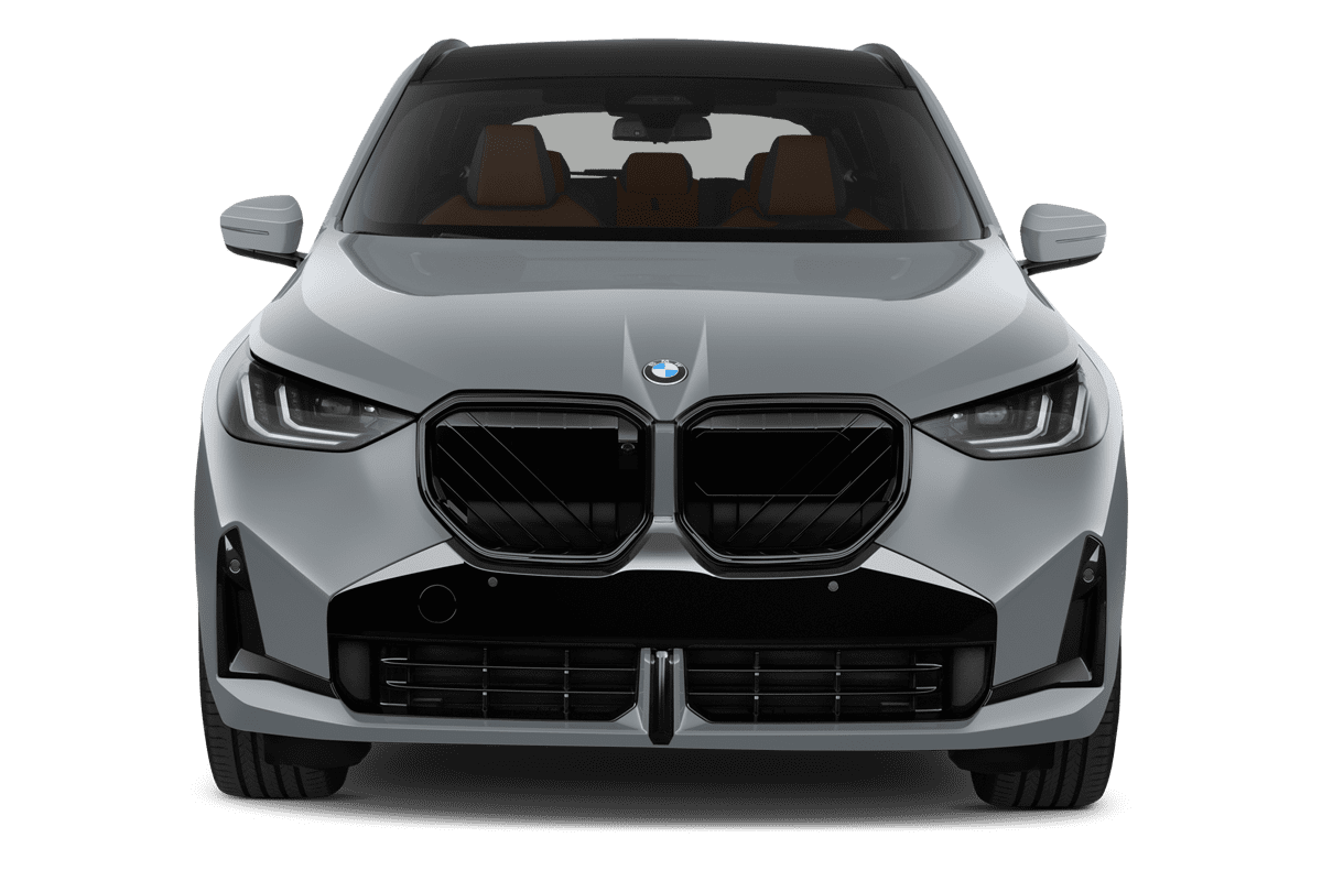 Frontansicht eines BMW X3 Plug-in-Hybrid, freigestellt