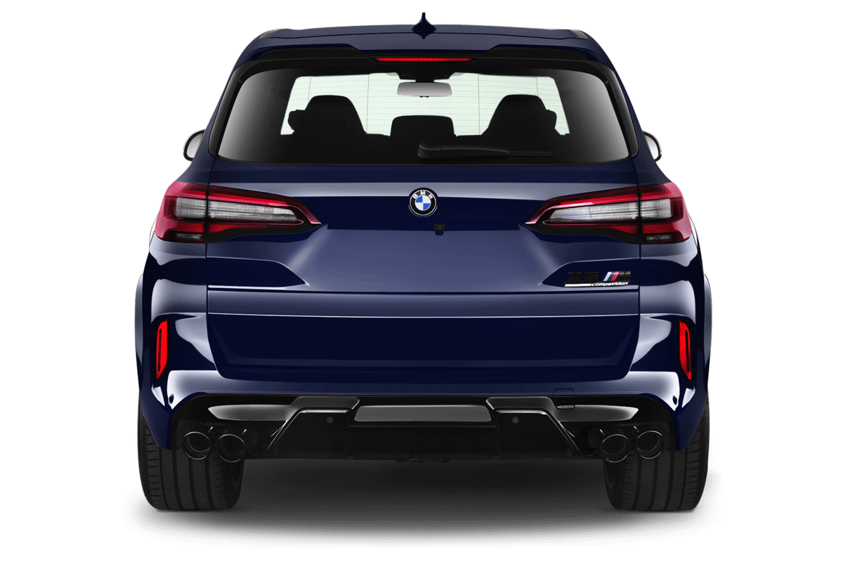 Heckansicht eines BMW X5 M 