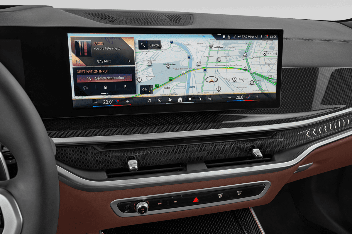 Mittelkonsole eines BMW X5 Plug-in-Hybrid