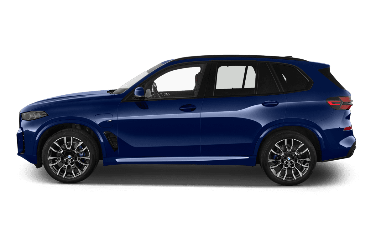 Seitenansicht eines BMW X5 Plug-in-Hybrid