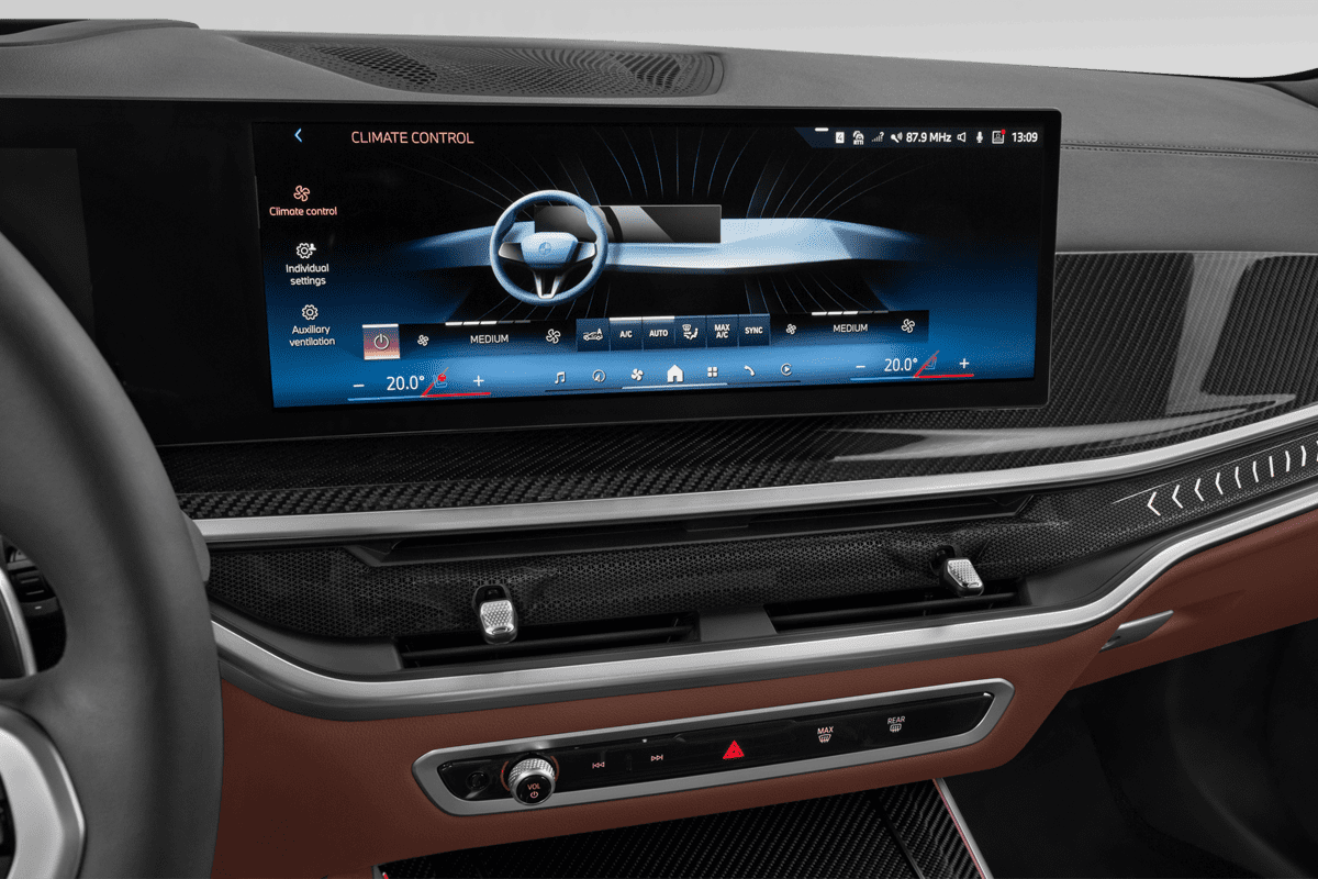 Klimasteuerung eines BMW X5 Plug-in-Hybrid