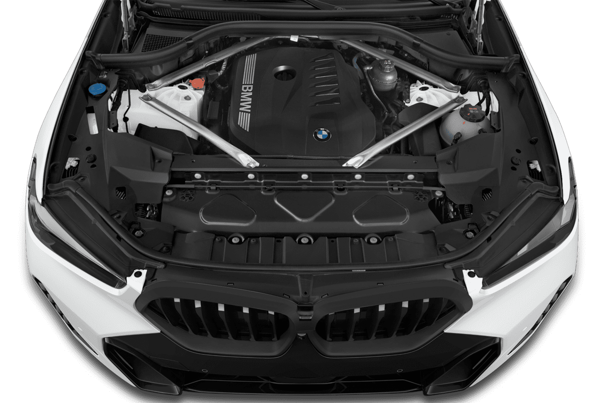 Motorraum eines BMW X6