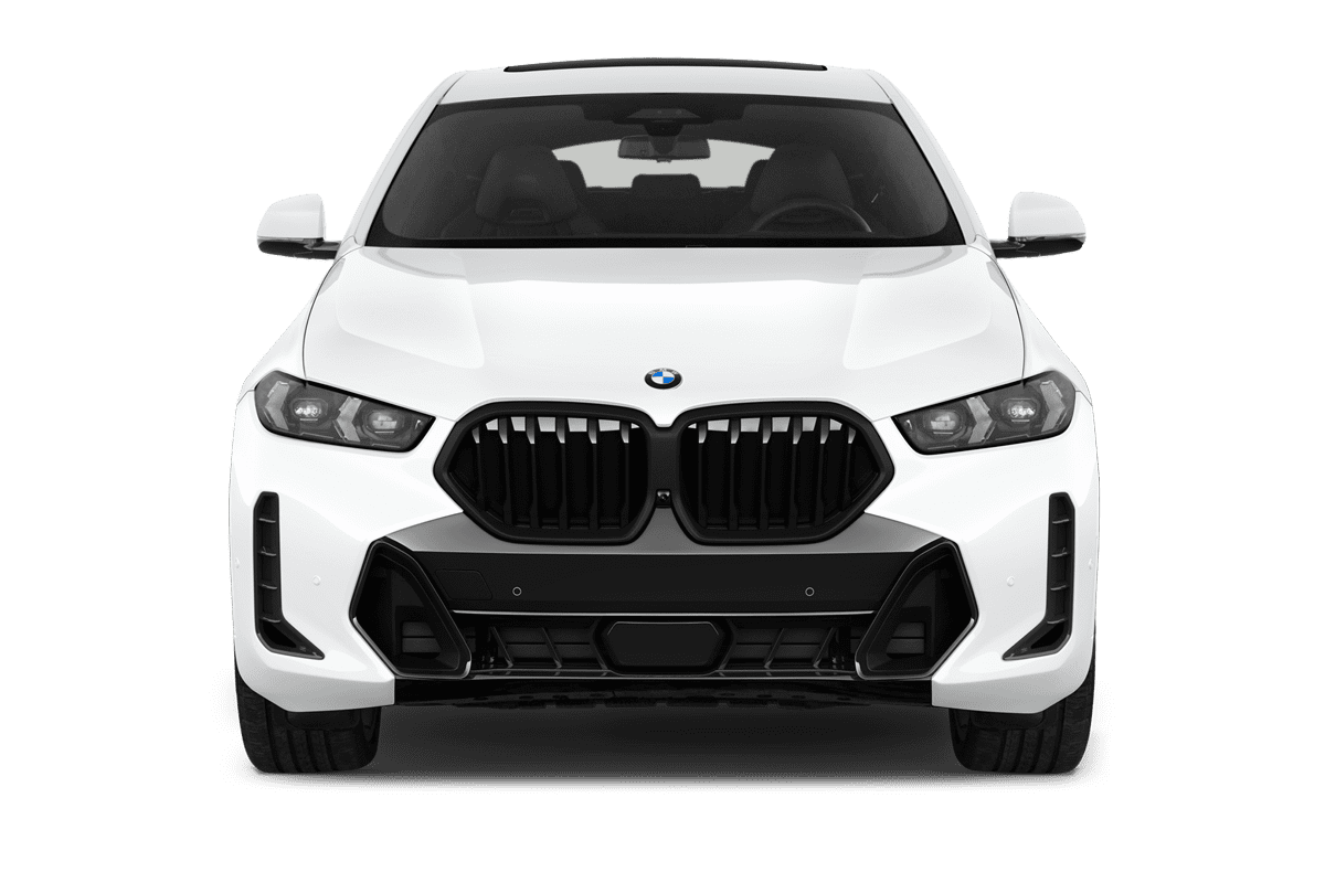 Frontansicht eines BMW X6, freigestellt