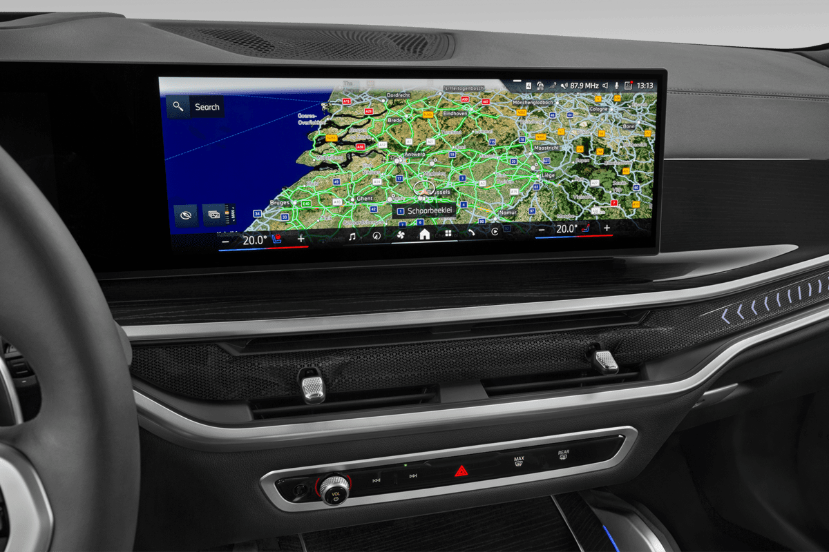 Mittelkonsole eines BMW X6