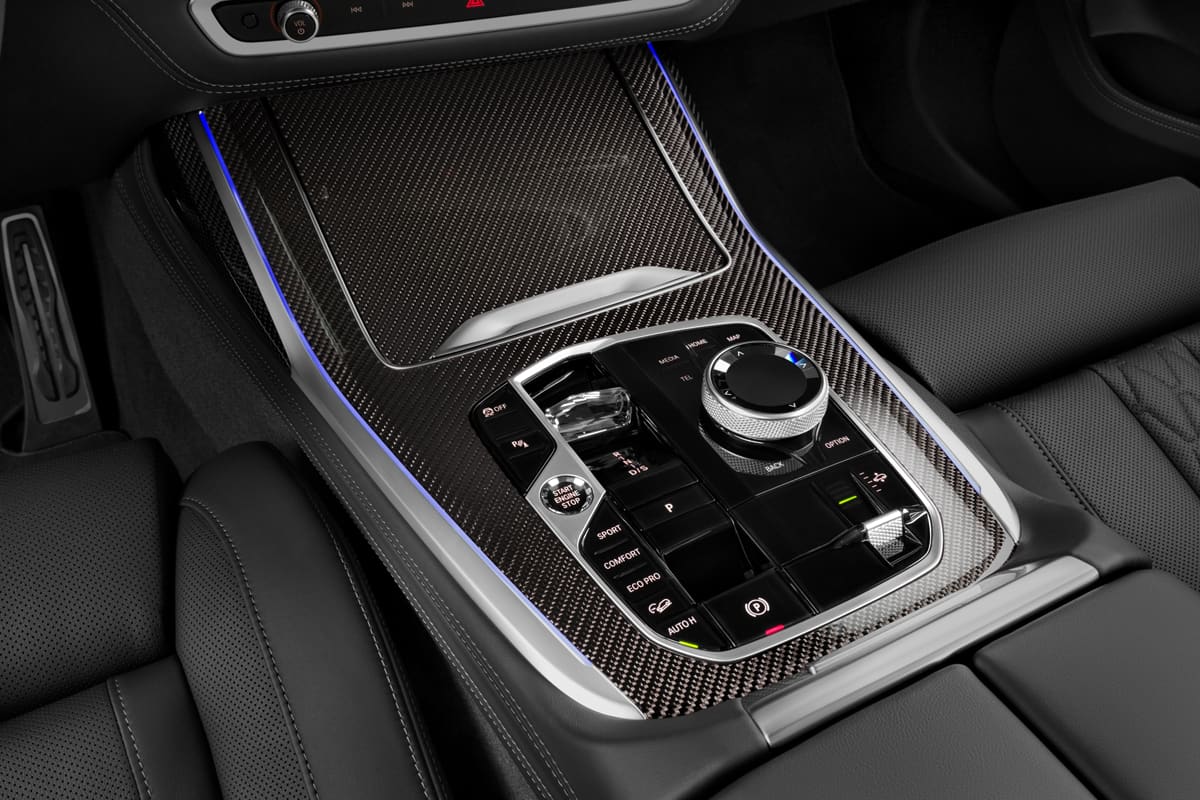 Schaltknüppel eines BMW X7