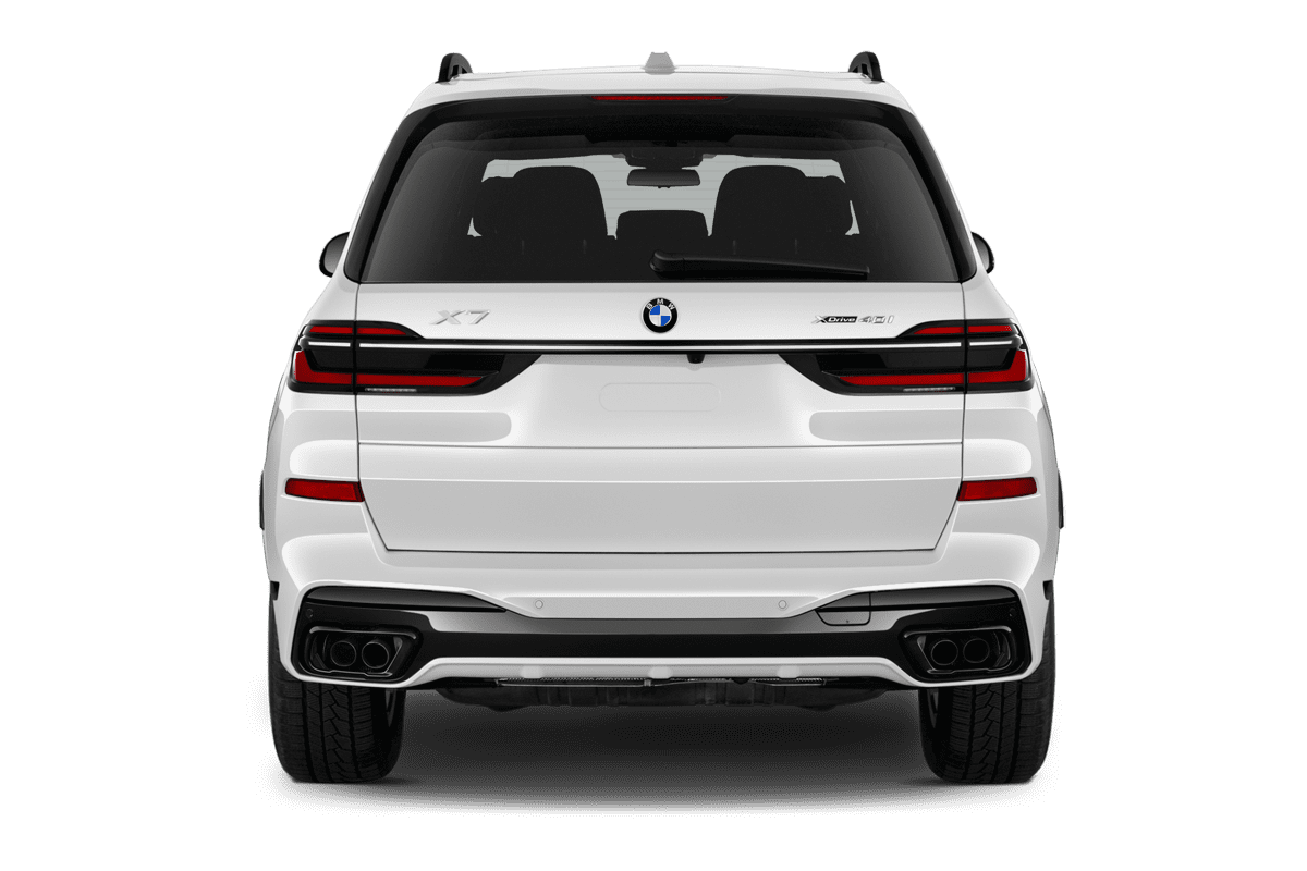 Heckansicht eines BMW X7