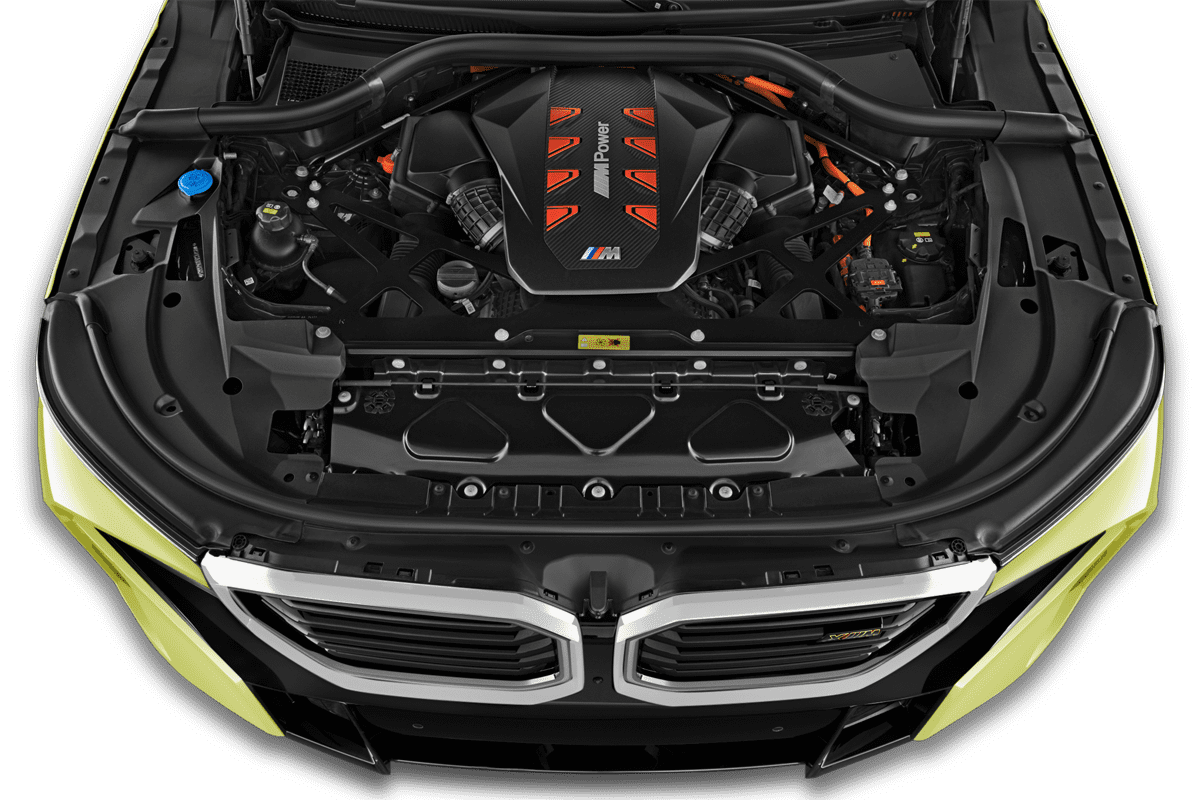 Motorraum eines BMW XM