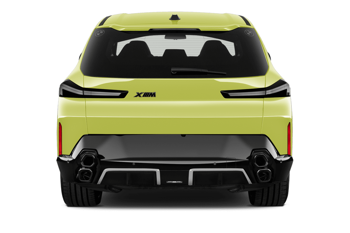 Heckansicht eines BMW XM