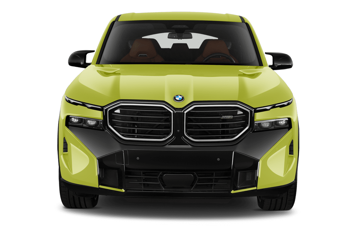 Frontansicht eines BMW XM, freigestellt