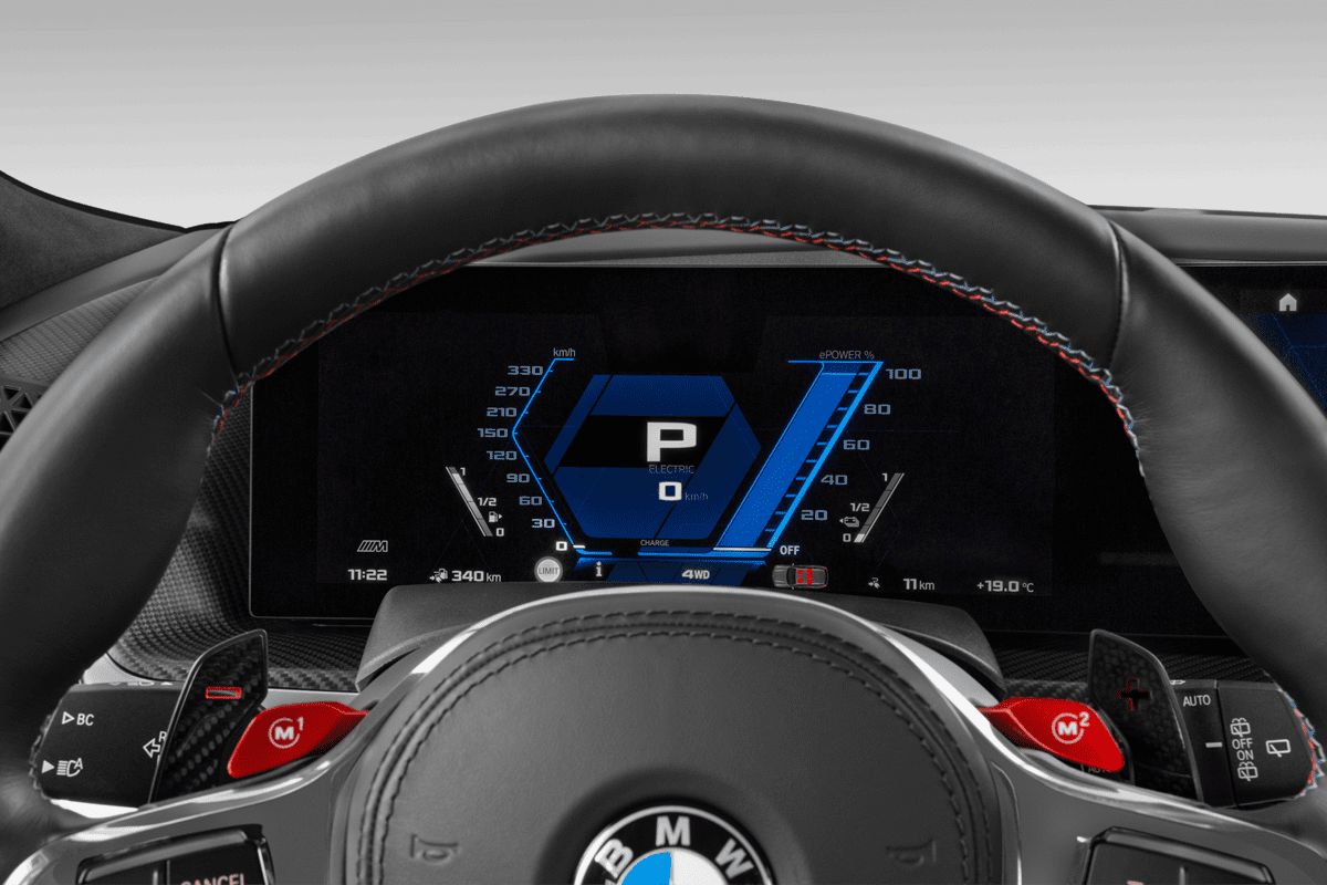 Kombiinstrument eines BMW XM