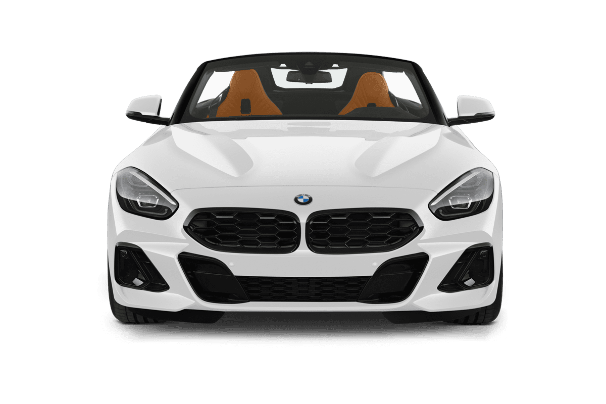 Frontansicht eines BMW Z4 Roadster, freigestellt