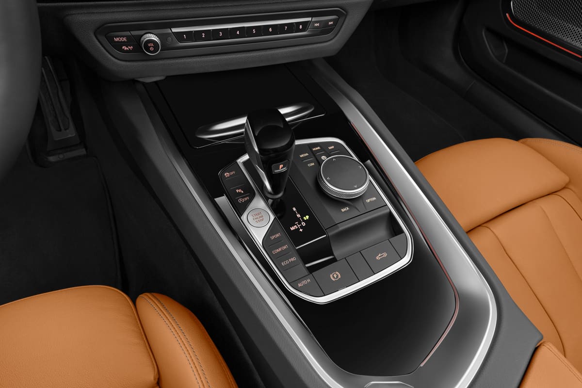 Schaltknüppel eines BMW Z4 Roadster