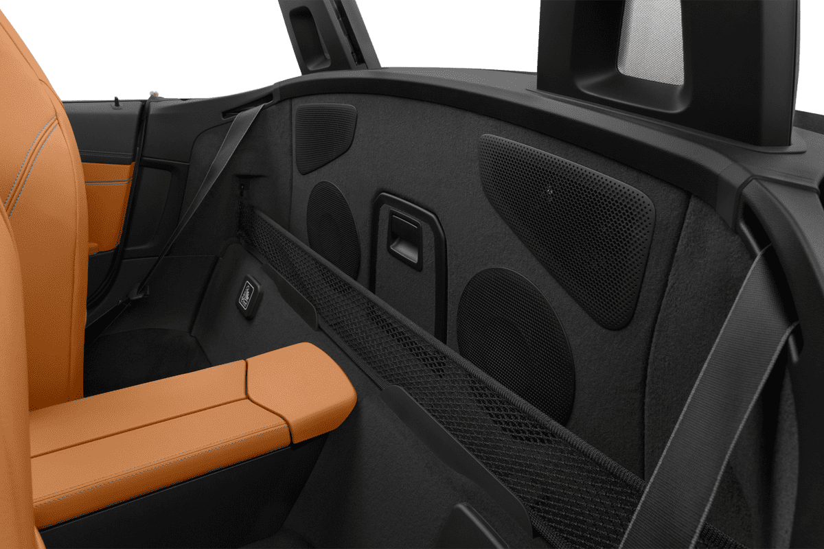 Rücksitzbank eines BMW Z4 Roadster