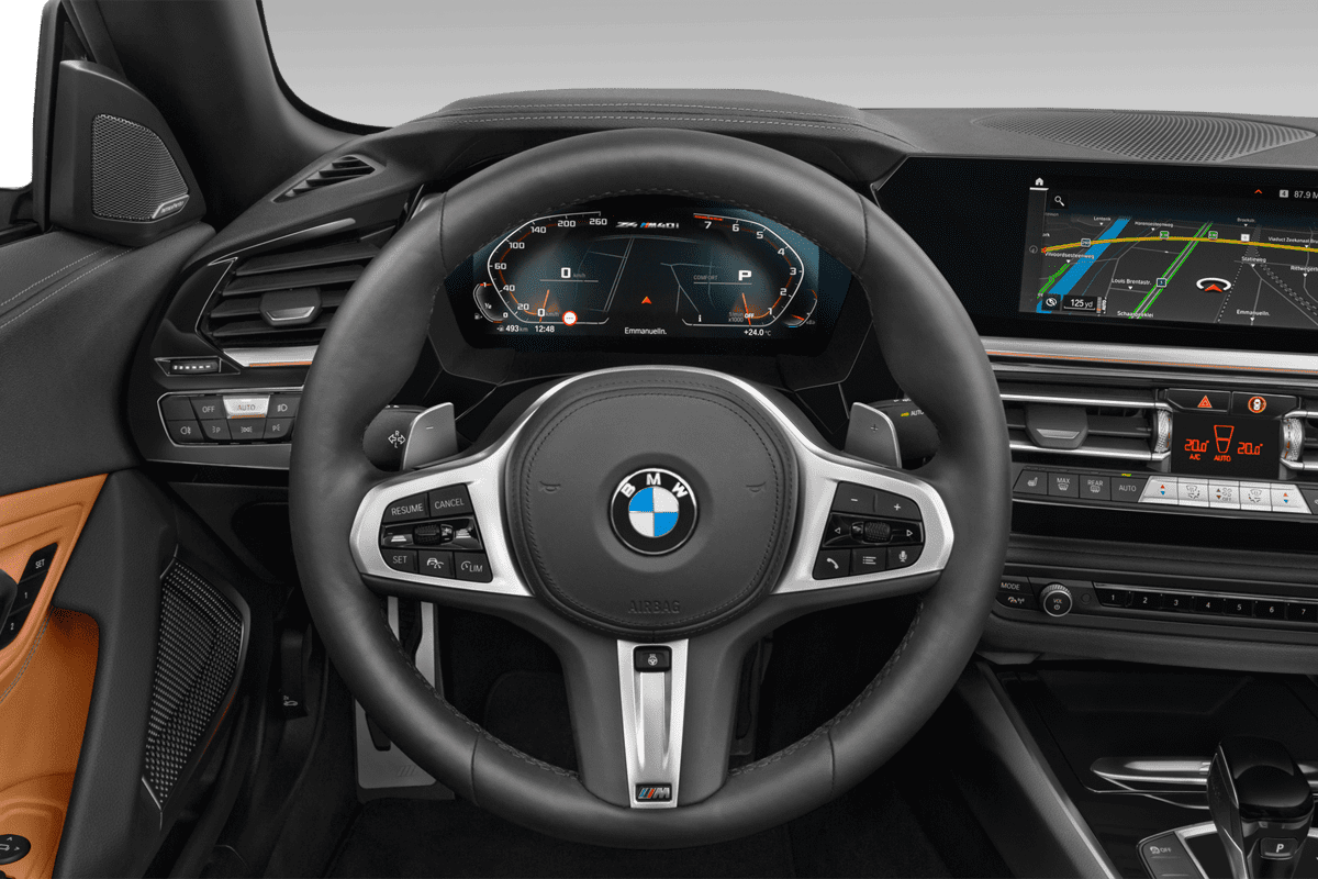 Lenkrad eines BMW Z4 Roadster