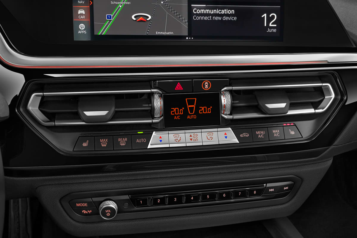 Klimasteuerung eines BMW Z4 Roadster