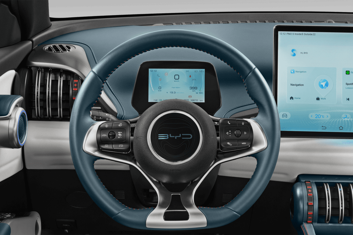 Lenkrad eines BYD Atto 3