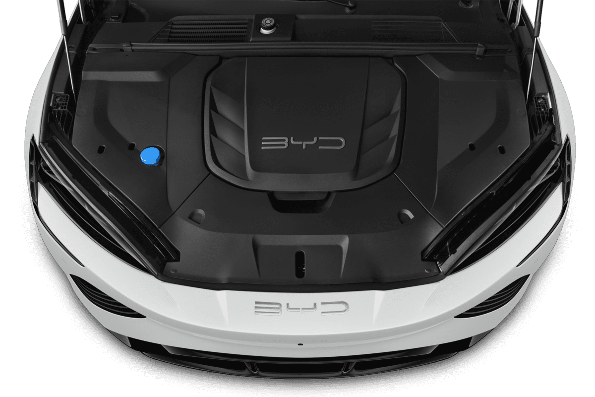 Motorraum eines BYD Seal (neues Modell)