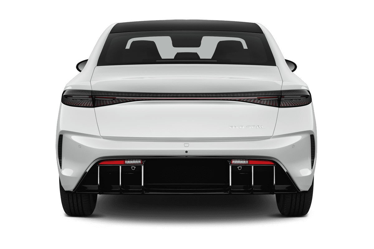 Heckansicht eines BYD Seal (neues Modell)