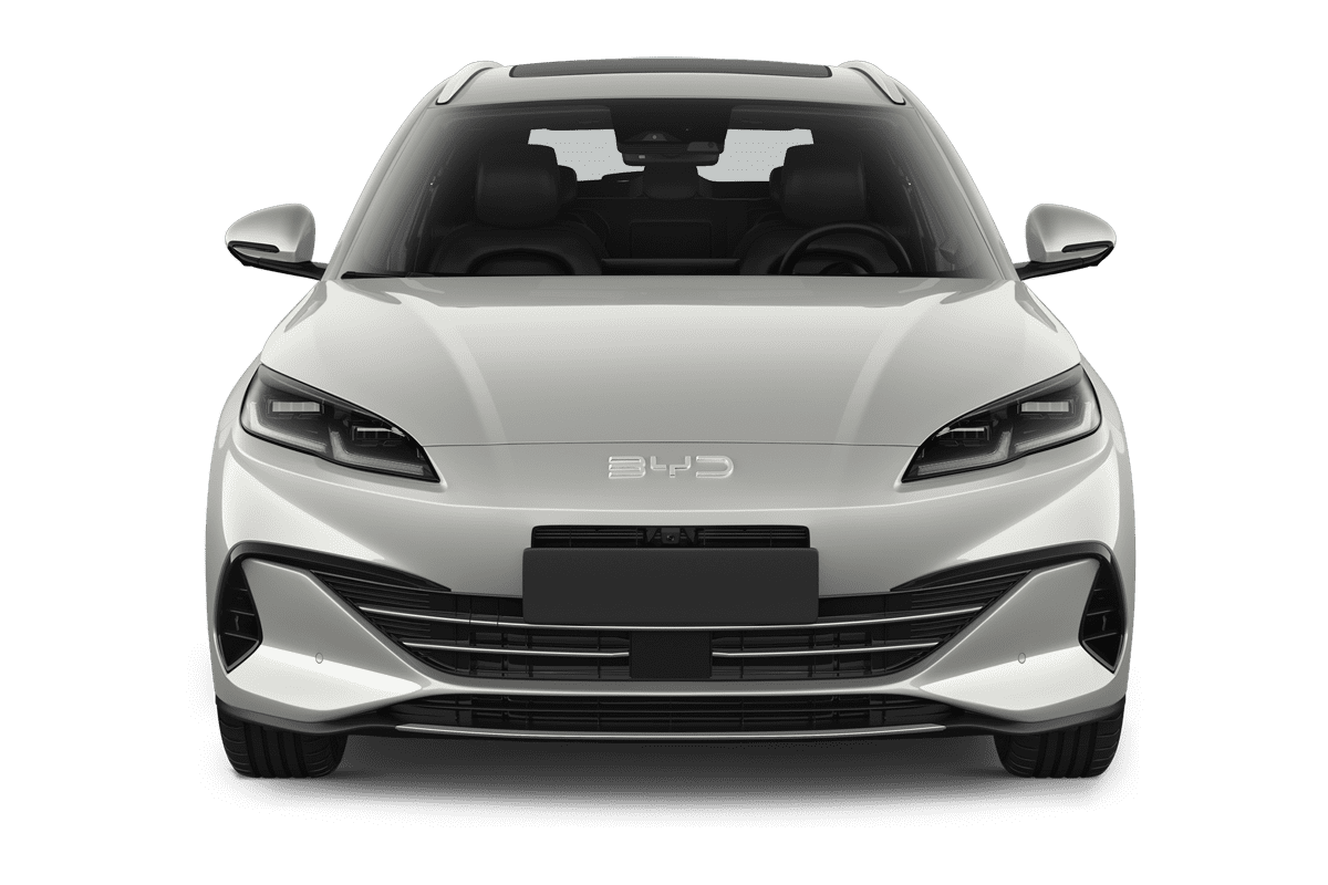 Frontansicht eines BYD Seal 6 DM-i Touring, freigestellt