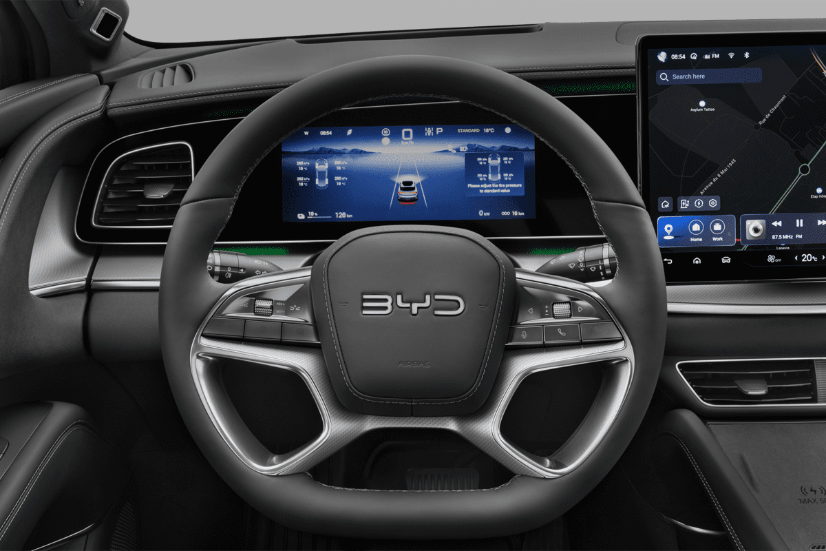 Lenkrad eines BYD Sealion 7