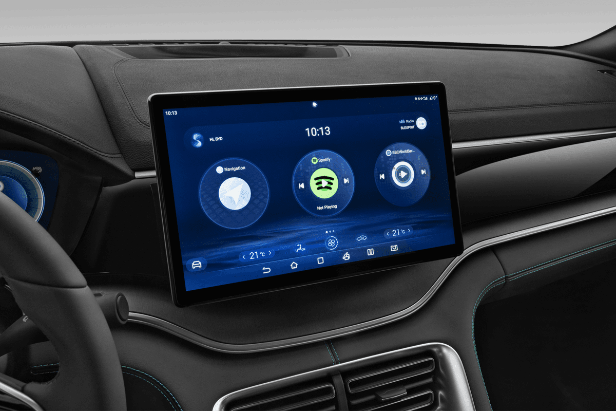 Mittelkonsole eines BYD Seal U