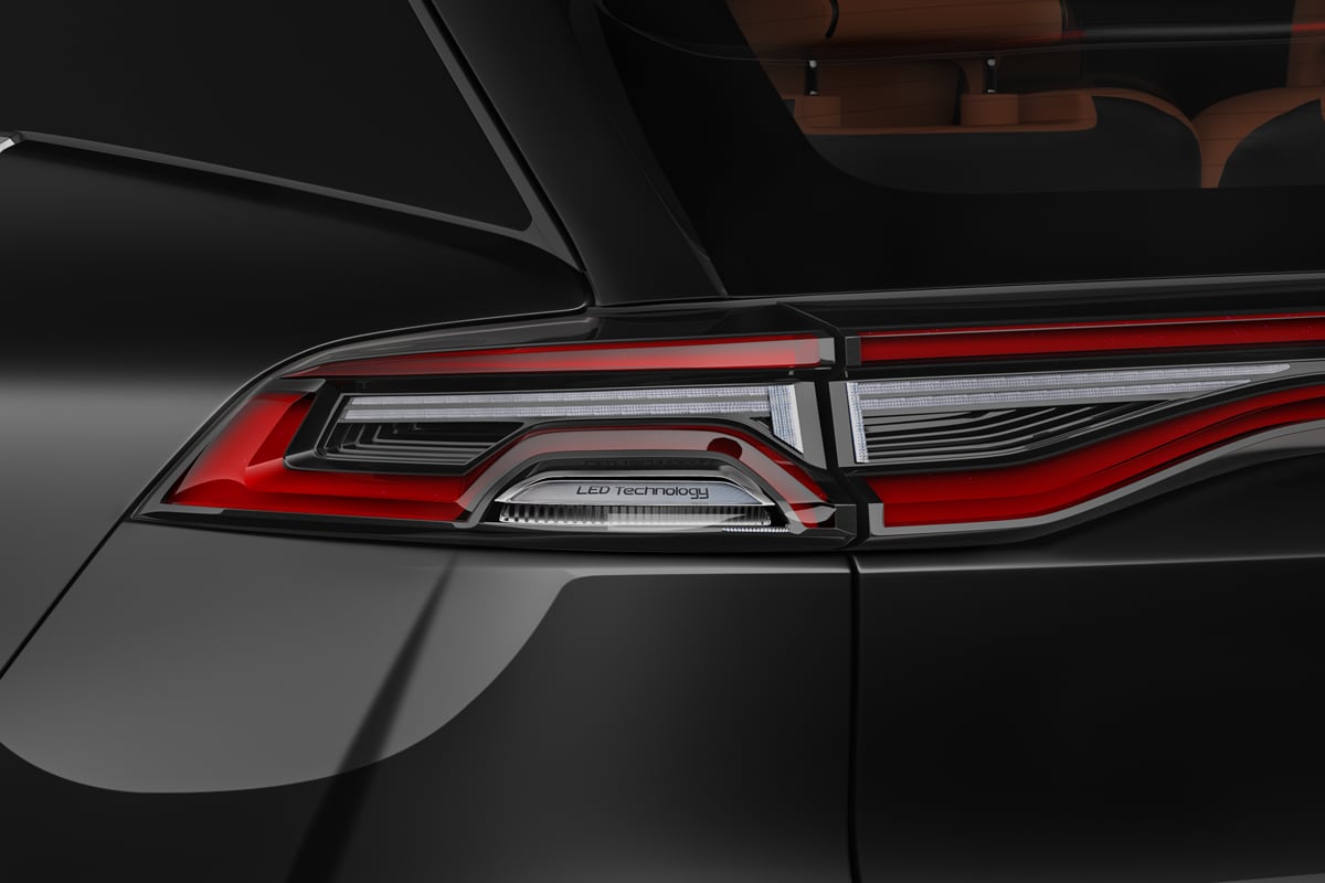 Heckleuchten eines BYD Tang