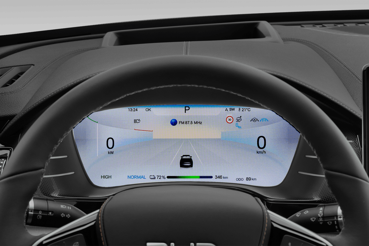 Kombiinstrument eines BYD Tang