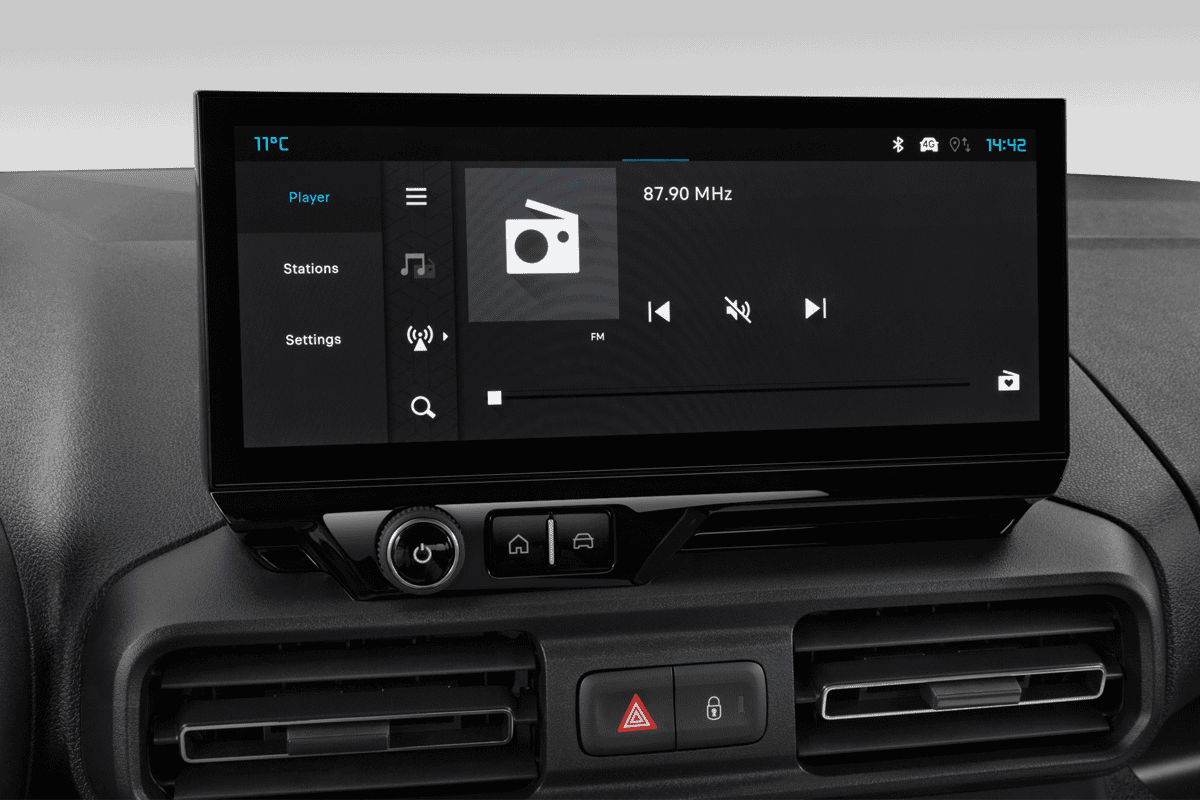 Audiosystem eines Citroen Berlingo