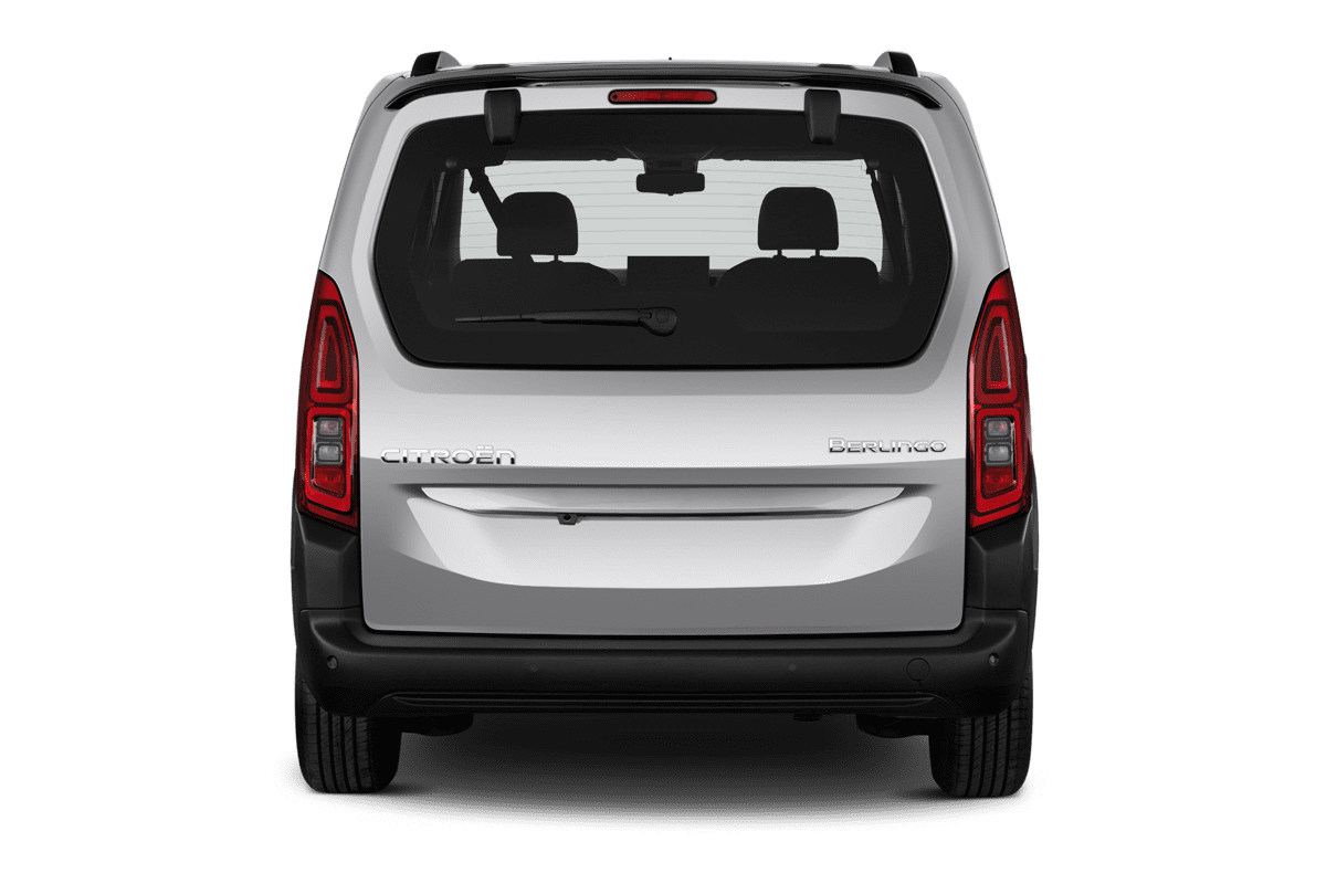 Heckansicht eines Citroen Berlingo