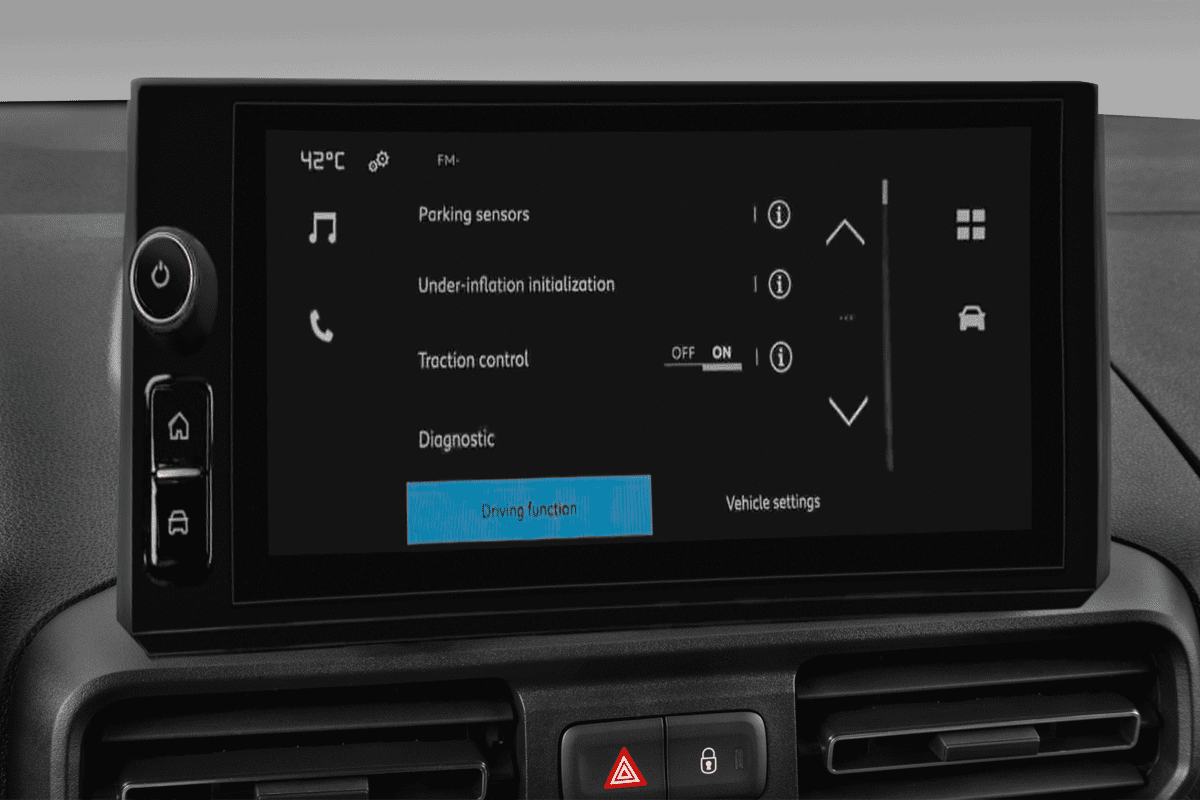 Audiosystem eines Citroen Berlingo Kastenwagen