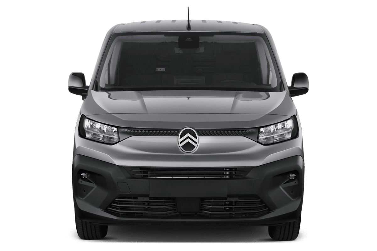 Frontansicht eines Citroen Berlingo Kastenwagen, freigestellt