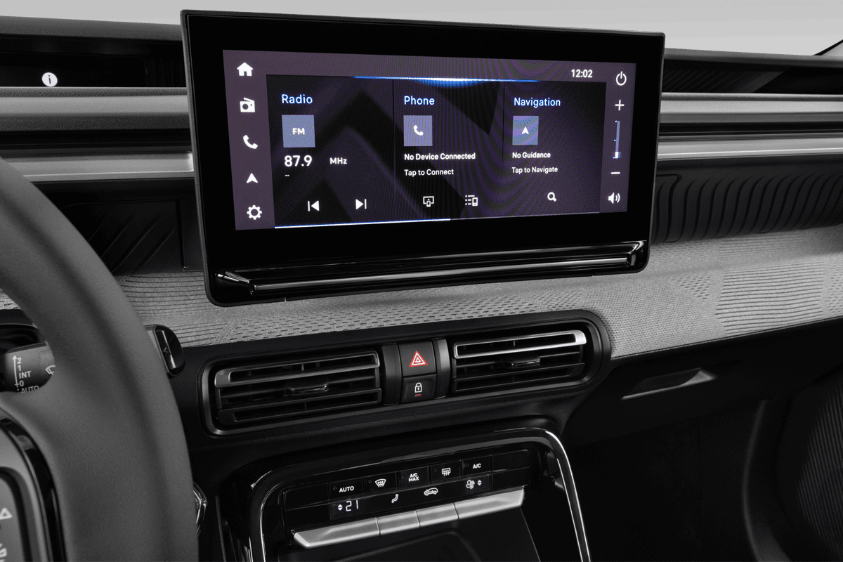 Mittelkonsole eines Citroen C3