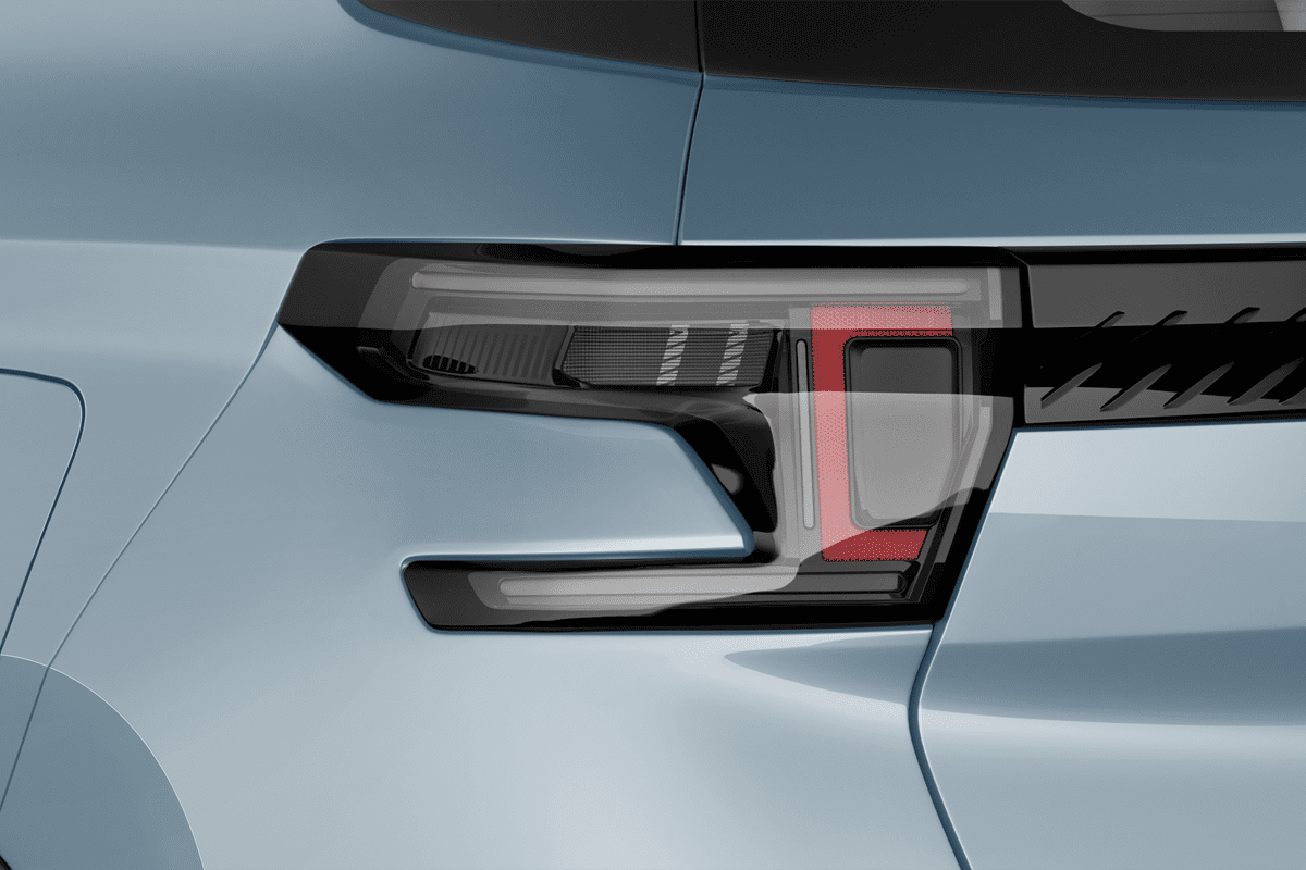 Heckleuchten eines Citroen C3 Aircross