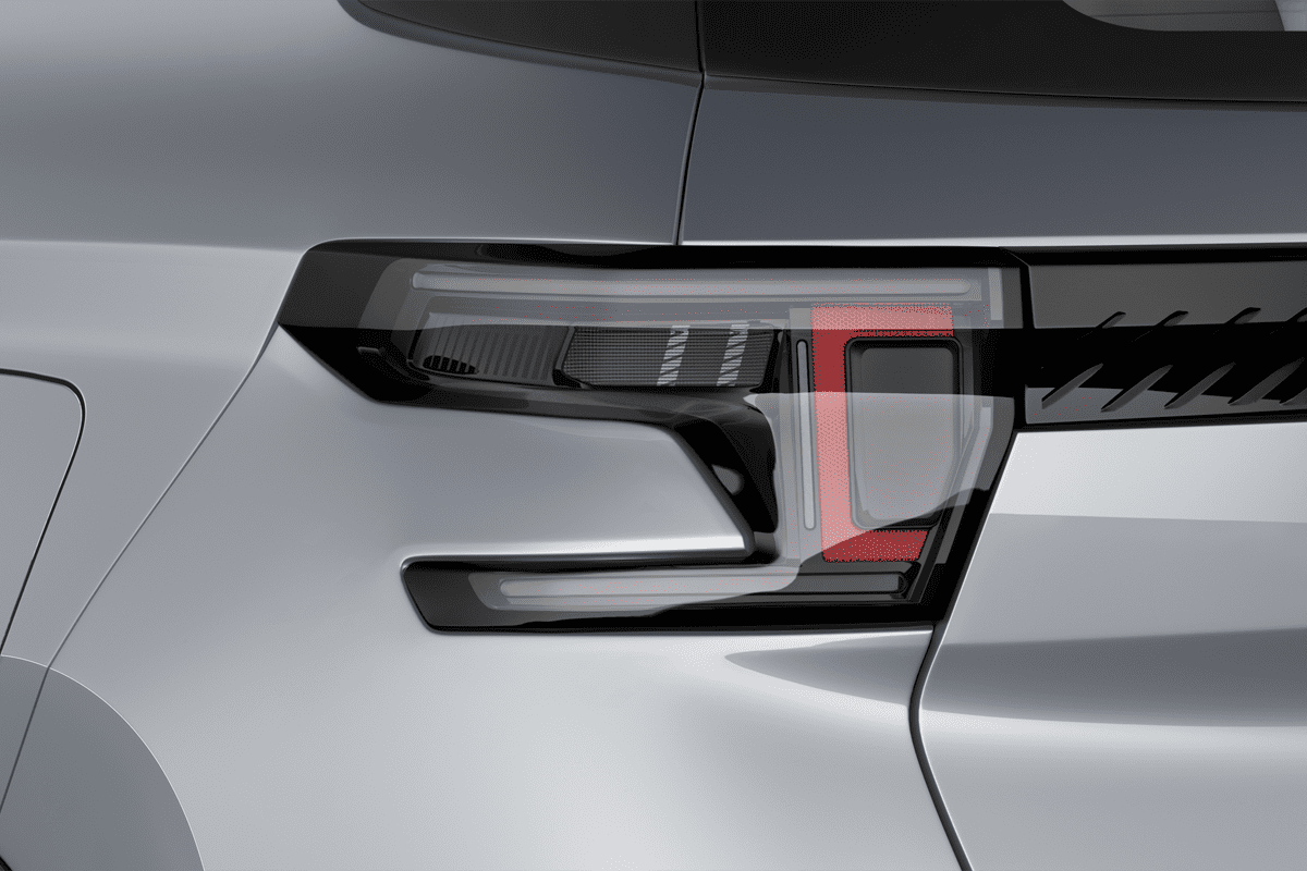Heckleuchten eines Citroen C3 Aircross