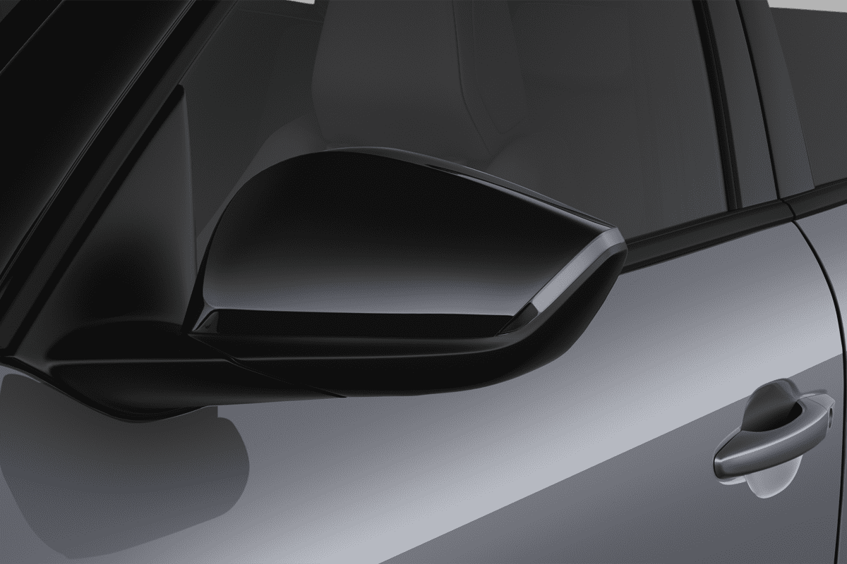 Rückspiegel eines Citroen C4