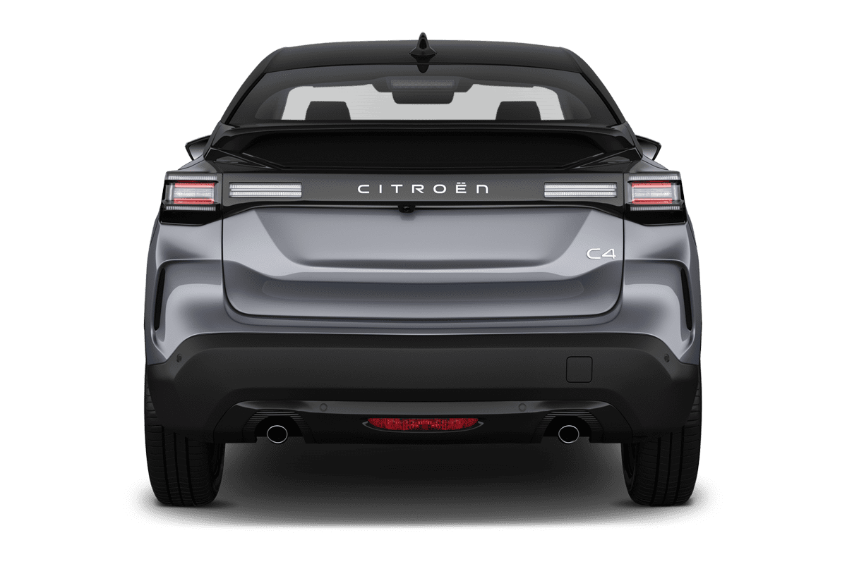 Heckansicht eines Citroen C4