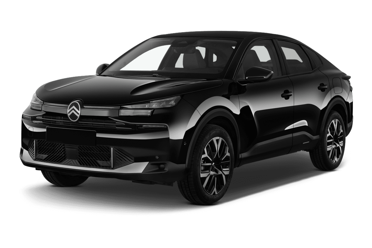 Schräge Frontansicht eines Citroen C4 X , freigestellt