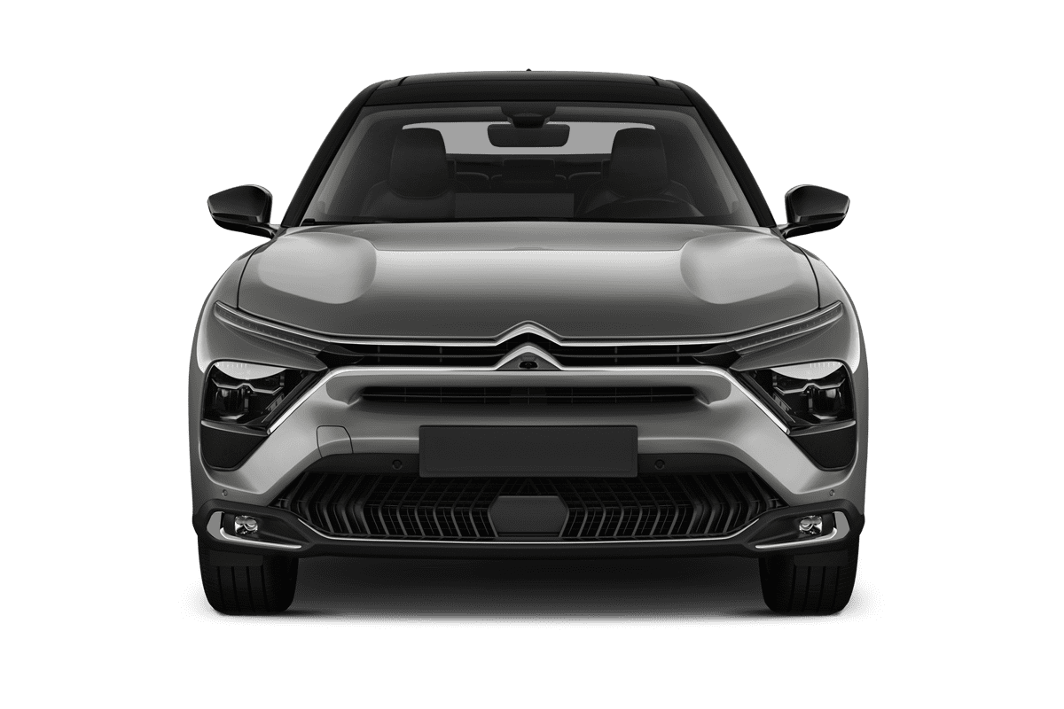 Frontansicht eines Citroen C5 X, freigestellt